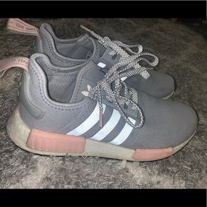 Gray and Pink Adidas NMD’s